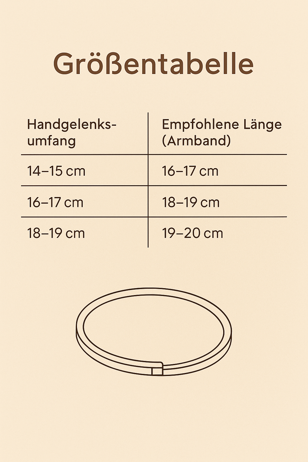 Kleeblatt Armband, schwarz