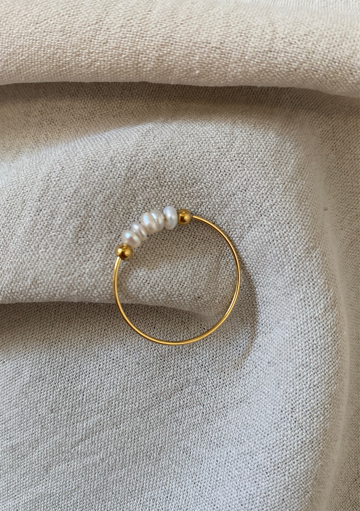 Süßwasserperlen-Ring