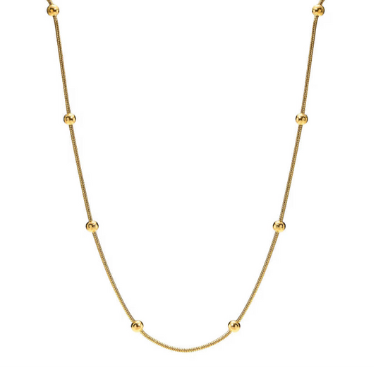 Satellitenkette, gold