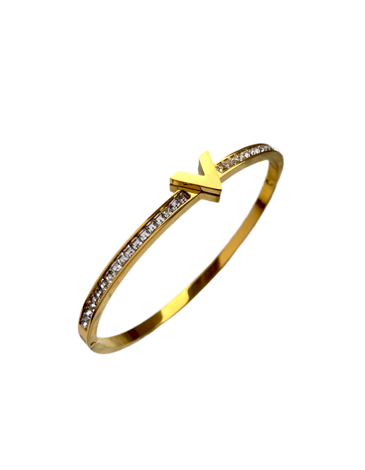 V-Shine Armreifen, gold