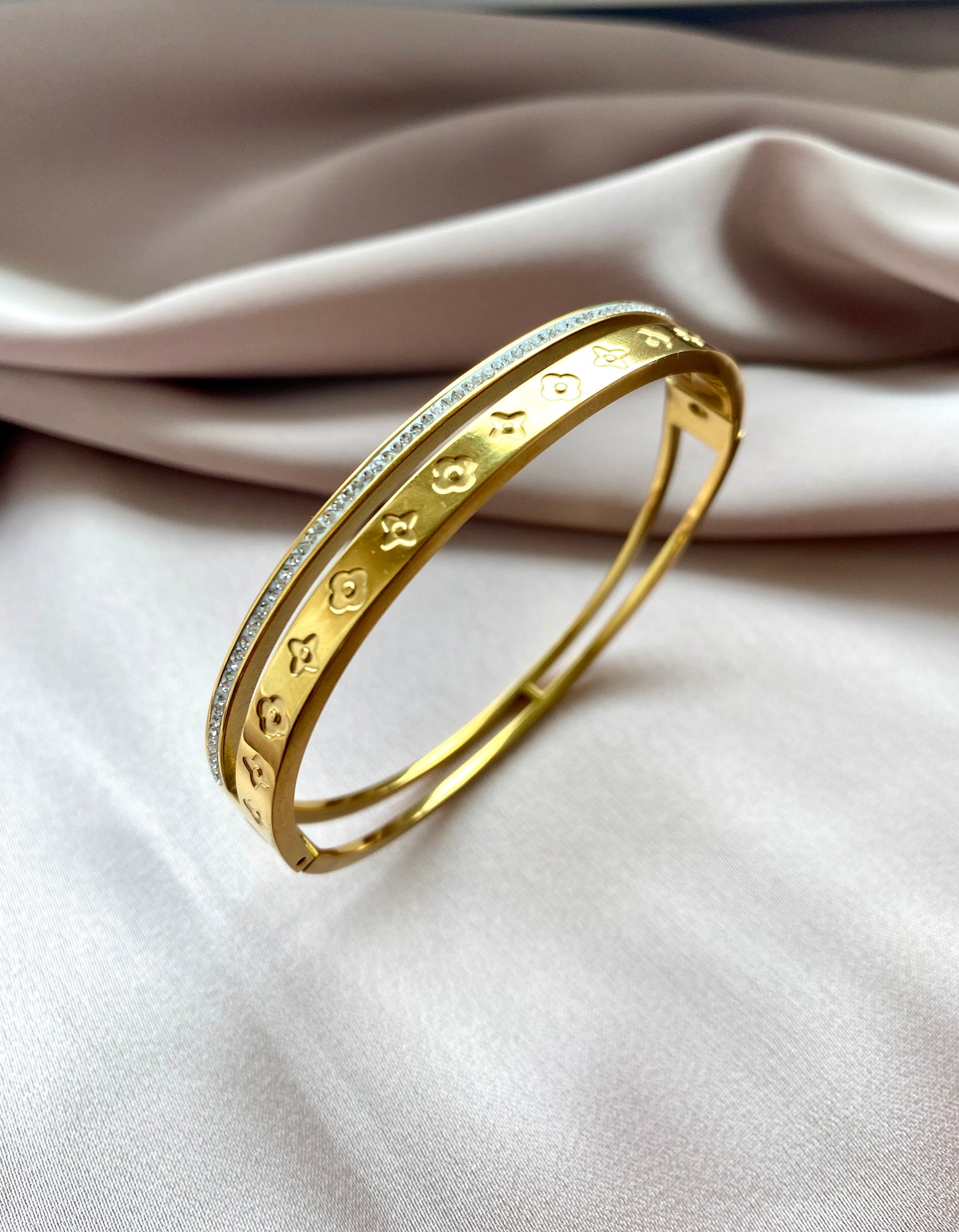 Lucky Star- doppelreihiges Armreif